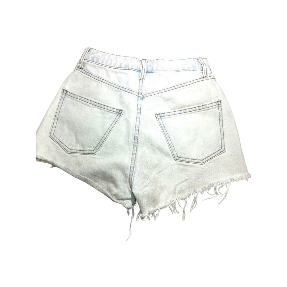 Wild Fable‎ Womens Festival Shorts High Waist Crochet Jean Short Size 00 - Picture 8 of 8